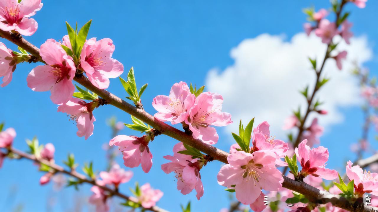 冬雪覆林梢，梦中藏夭桃！这首原创小诗，写尽冬日里的静待与春盼，📜 诗歌：
冬雪