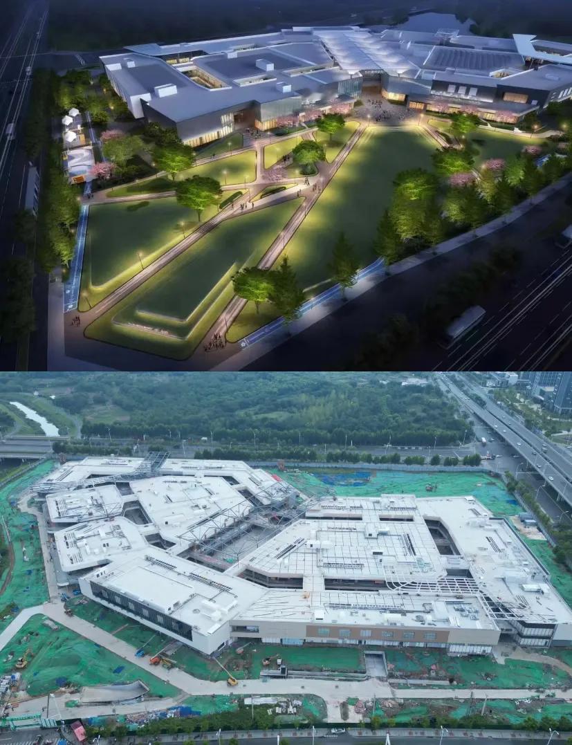 合肥杉杉奥特莱斯最近建设进度
主体结构已经建好，要进行装修阶段
未来不知道会招哪