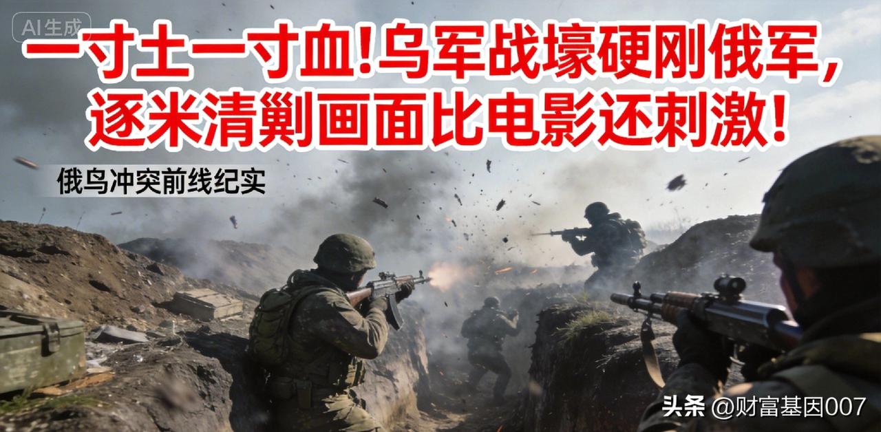 《一寸土一寸血！乌军战壕硬刚俄军，逐米清剿画面比电影还刺激！》
 
 
2026