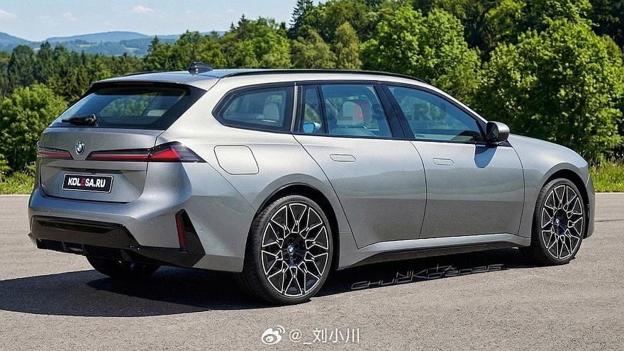 全新一代宝马i3 Touring渲染图 全新一代宝马i3 Touring渲染图，