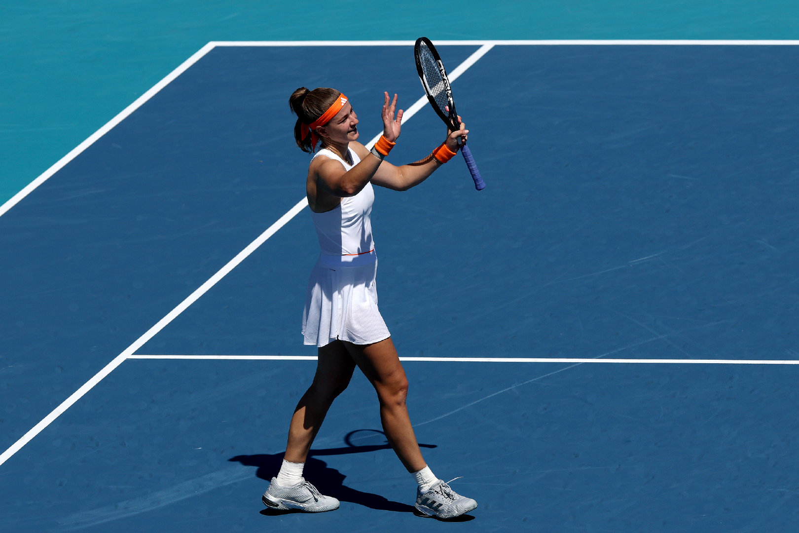 穆霍娃首进迈阿密站四强🔥WTA1000迈阿密站1/4决赛，13号种子穆霍娃以7