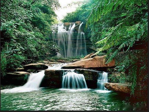 【杭州白龙潭】杭州白龙潭位于杭州西南龙坞乡龙门山麓，景区内天然景观林立，瀑布、山