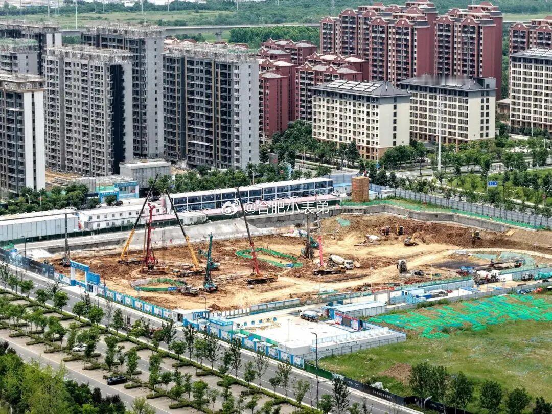 合肥商业最新消息喜报！少荃湖希尔顿酒店1042根桩基施工全部完工！项目正式迈入基