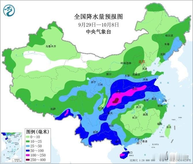 山东绵绵秋雨何时休？大概要等到国庆节后半段了。
  入秋以来，山东的秋雨持续偏多