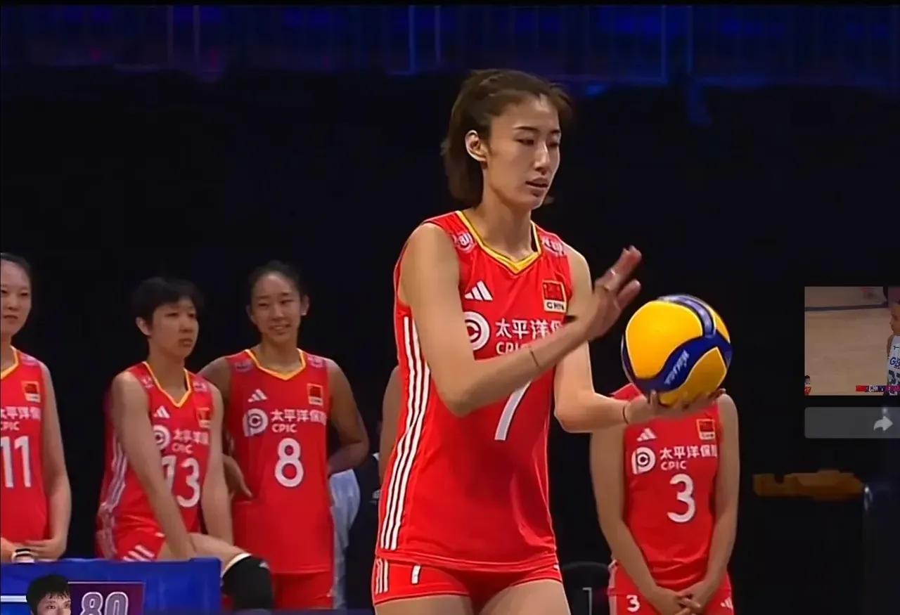 9月10女排世界联赛，第三站美国阿灵顿站，中国队和多米尼加队的比赛正在进行中。