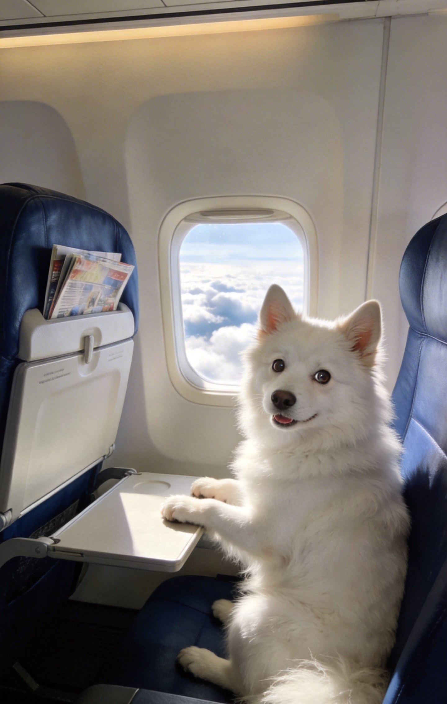 坐飞机时发现邻座是只耶耶✌get 