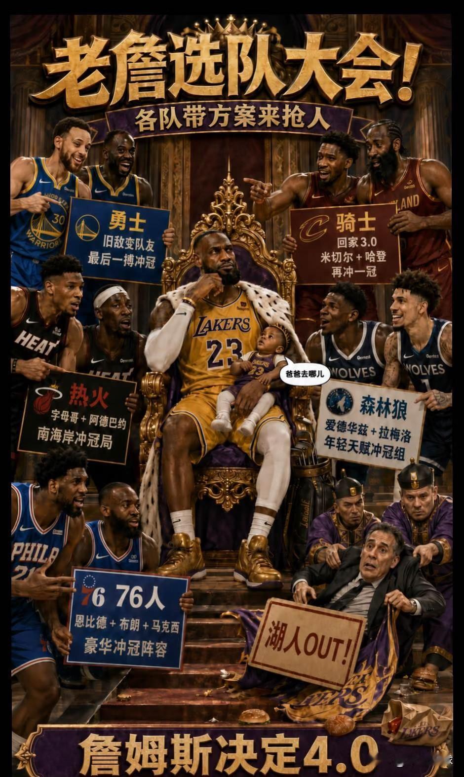 哈登真急了！
哈登罕见公开施压“未来几天实现”，暴露骑士谈判已到红线。

热火、