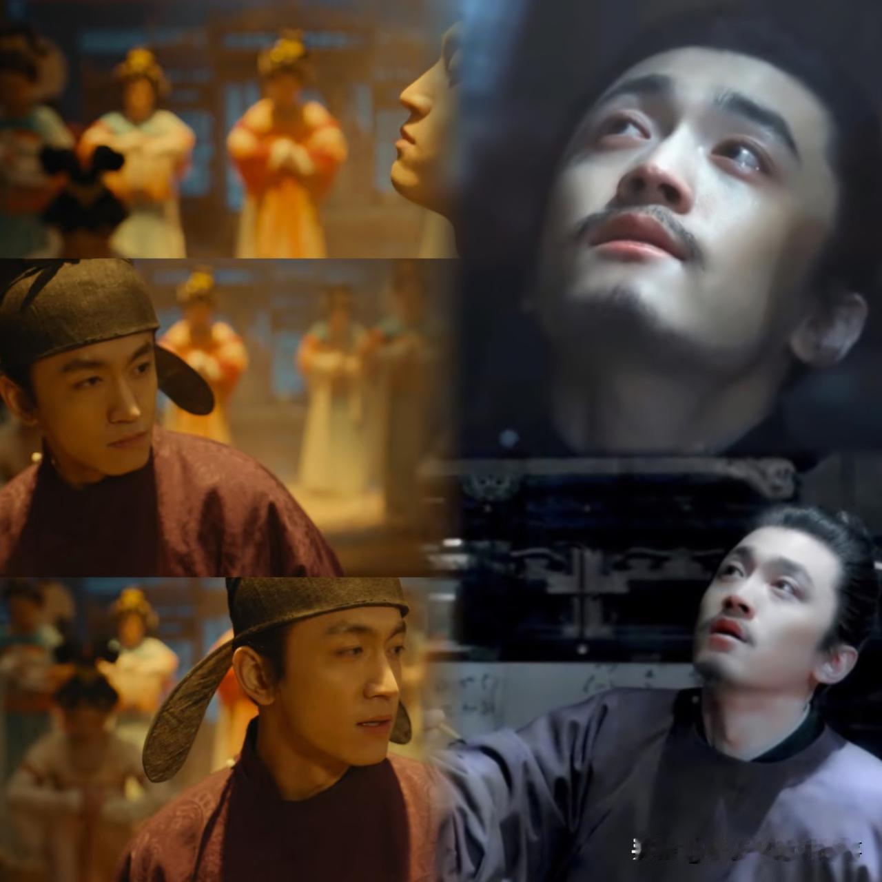 牛超饰演的李煜一出场，前期没胡子的造型真的很一般，远不如后期留了胡子的造型有味道