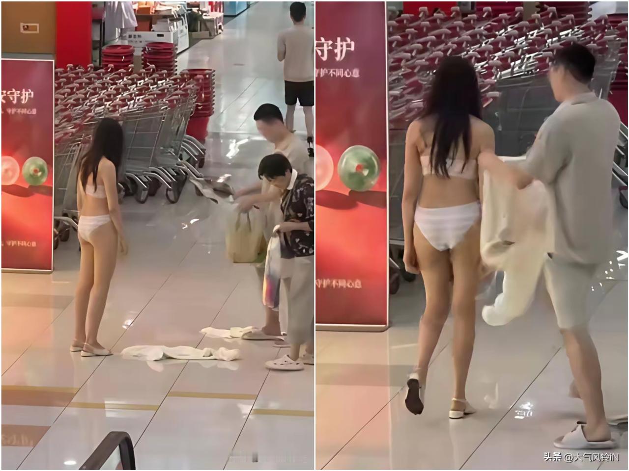 一对情侣逛街途中爆发争吵，

男生一句过激话语彻底激怒女生，

情绪失控之下，