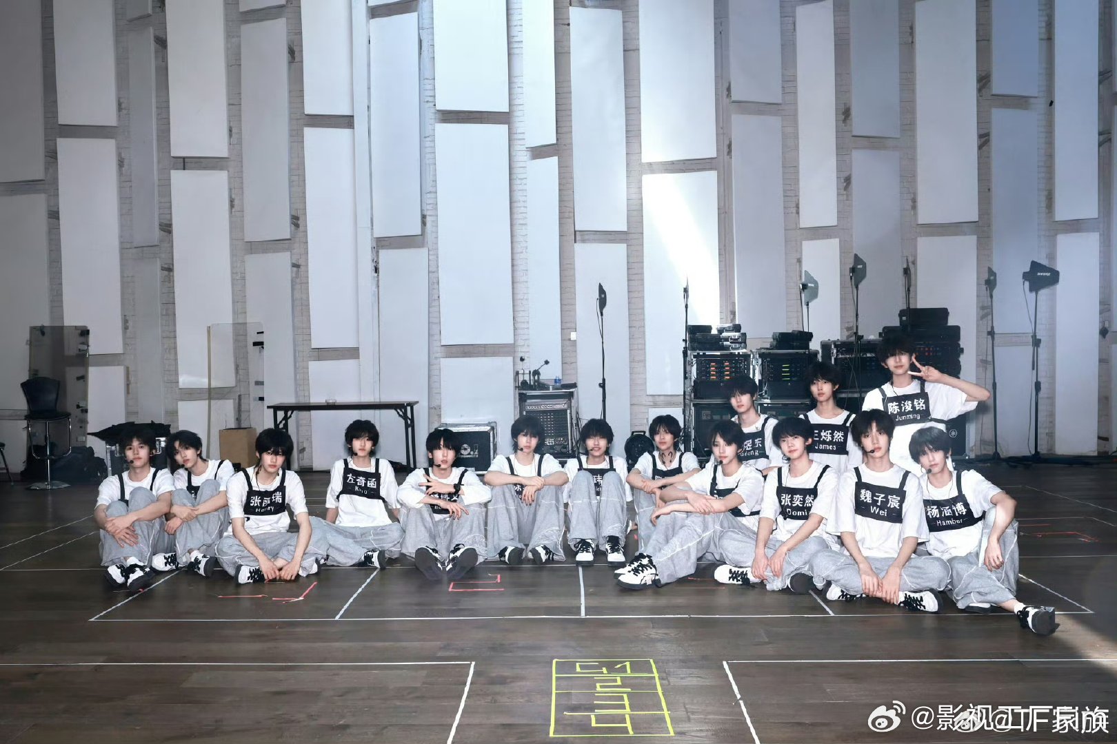 TF四代演唱会联排大合照TF四代五公联排大合照 联排大合照 