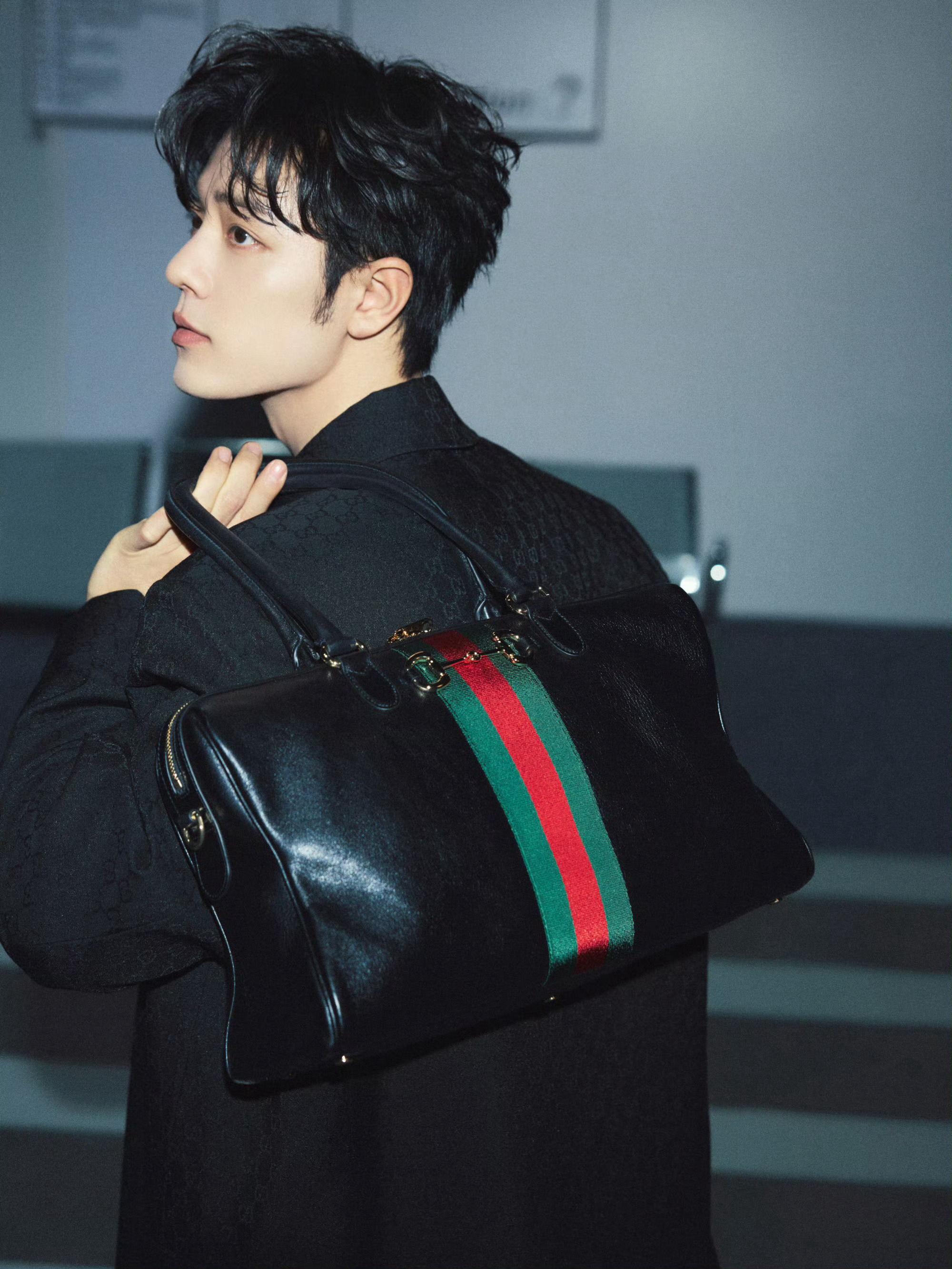 Gucci出发图Gucci肖战出发图 Gucci出发图，肖战帅麻了肖战