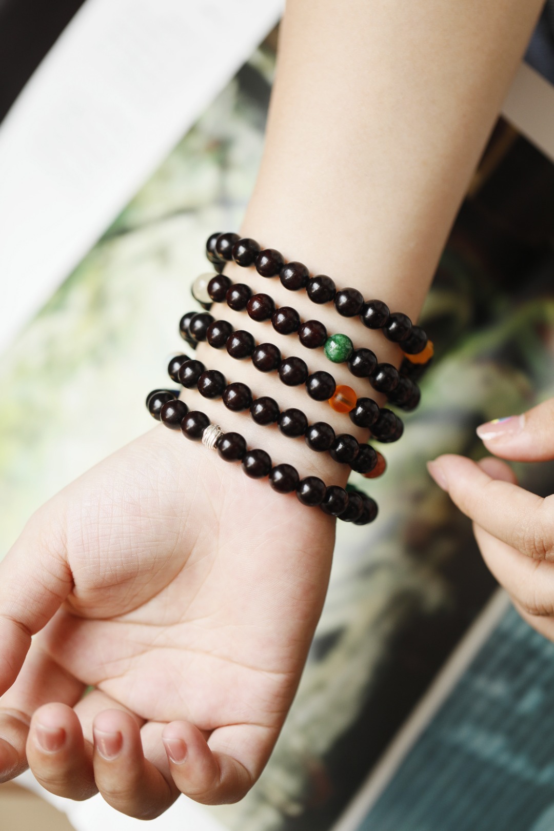 小叶紫檀 原创【观斓】紫檀高密老料料制，料质细腻，包浆色泽典雅，精致好物，非常适