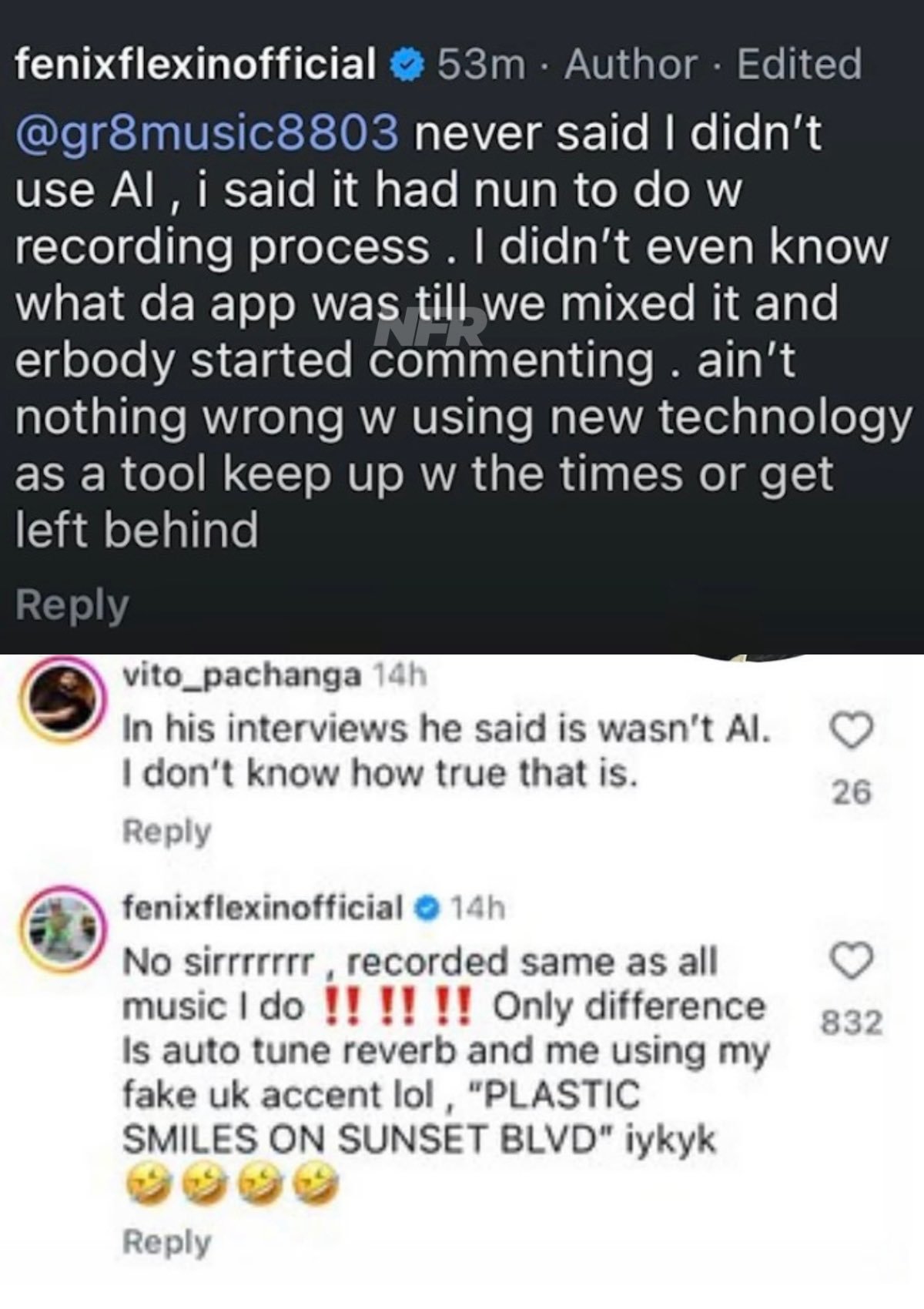 两位转行做80年代复古音乐的 rapper 都承认自己使用 AI 制作新歌两位转