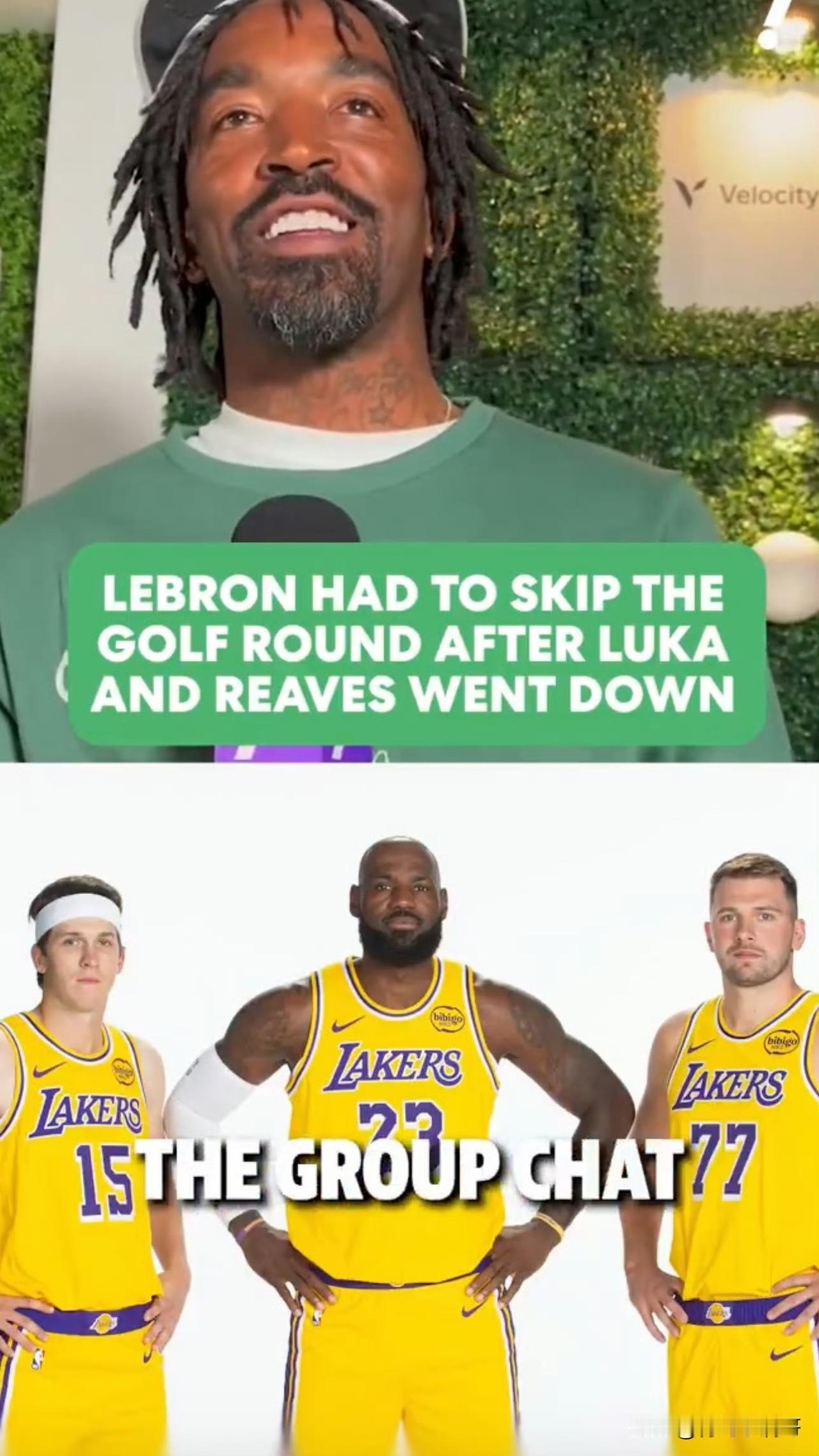 东契奇里夫斯伤退！JR透露詹姆斯紧急取消高尔夫行程！

近日，前NBA球员JR史