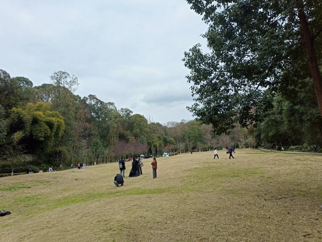 富乐山公园的大草坪已成为拍摄取景地！富乐山公园依山建园，与大自然融为一体，让游园