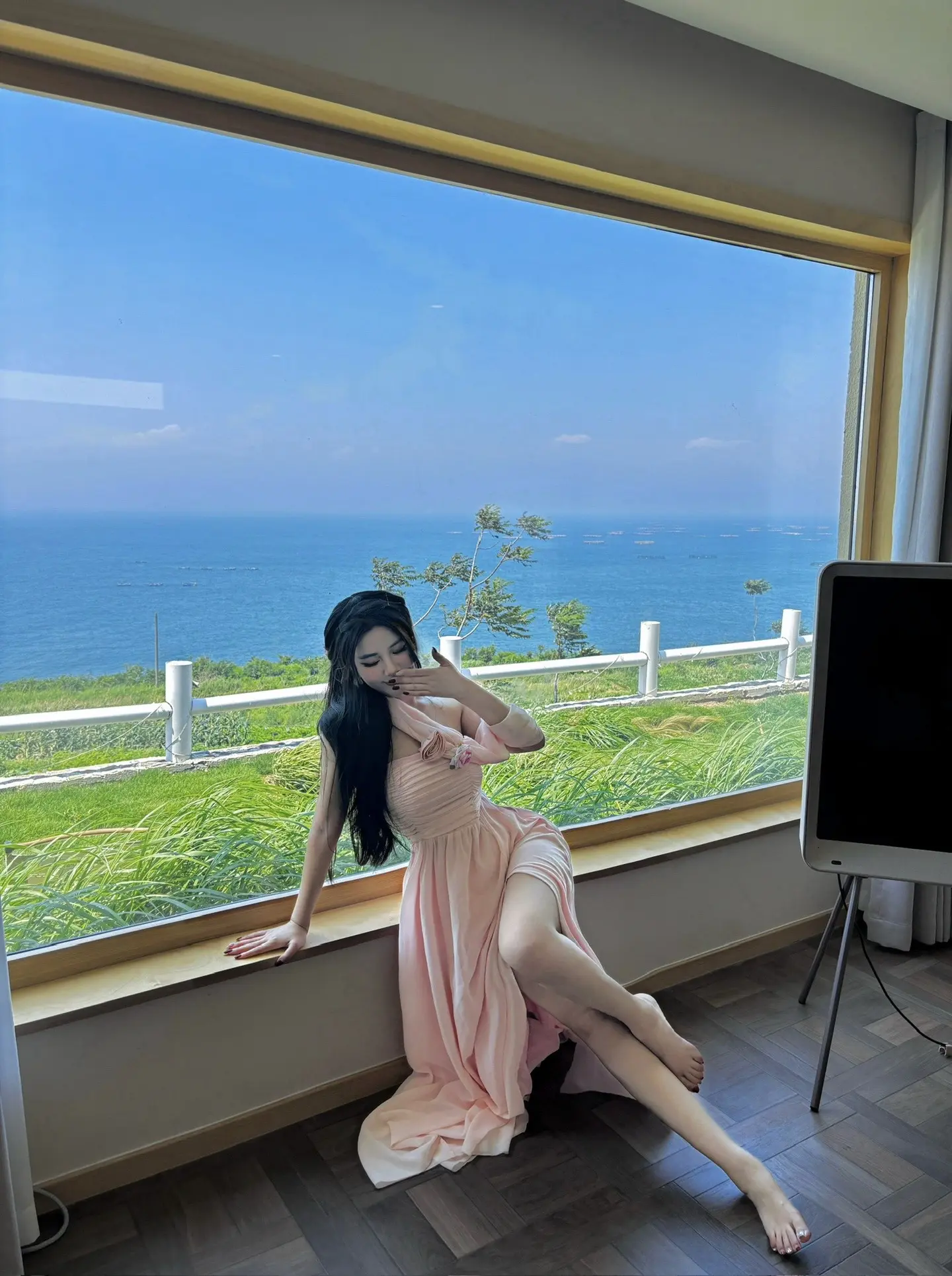 一起看海。