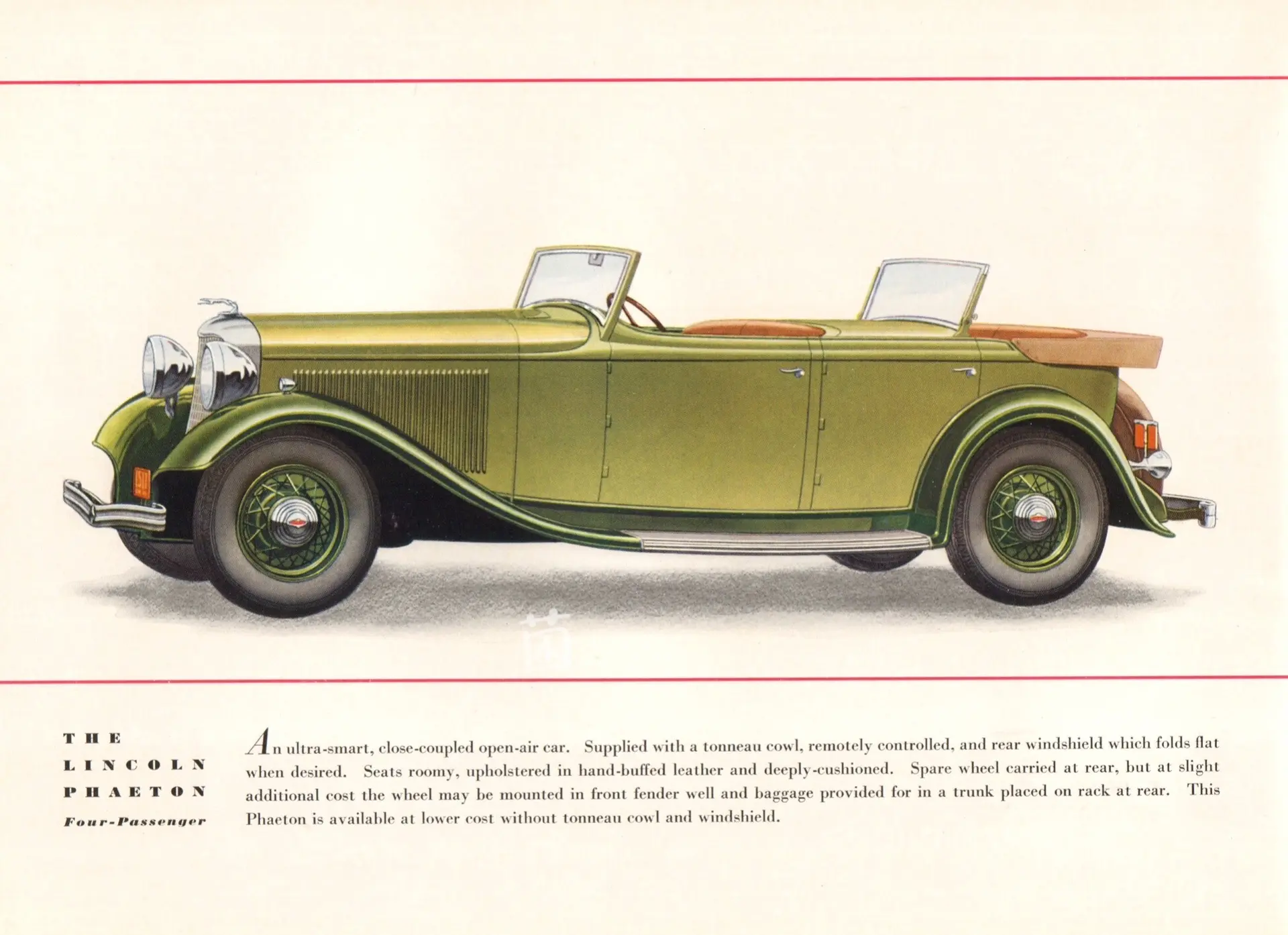 那个年代的林肯老爷车。1933 Lincoln V-12
