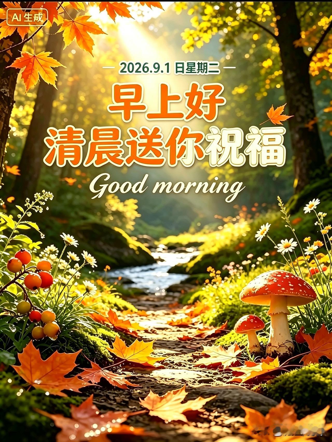 九月，愿所有美好如约而至
八月落幕，初秋启程。
告别盛夏的燥热与浮躁，晚风慢慢变