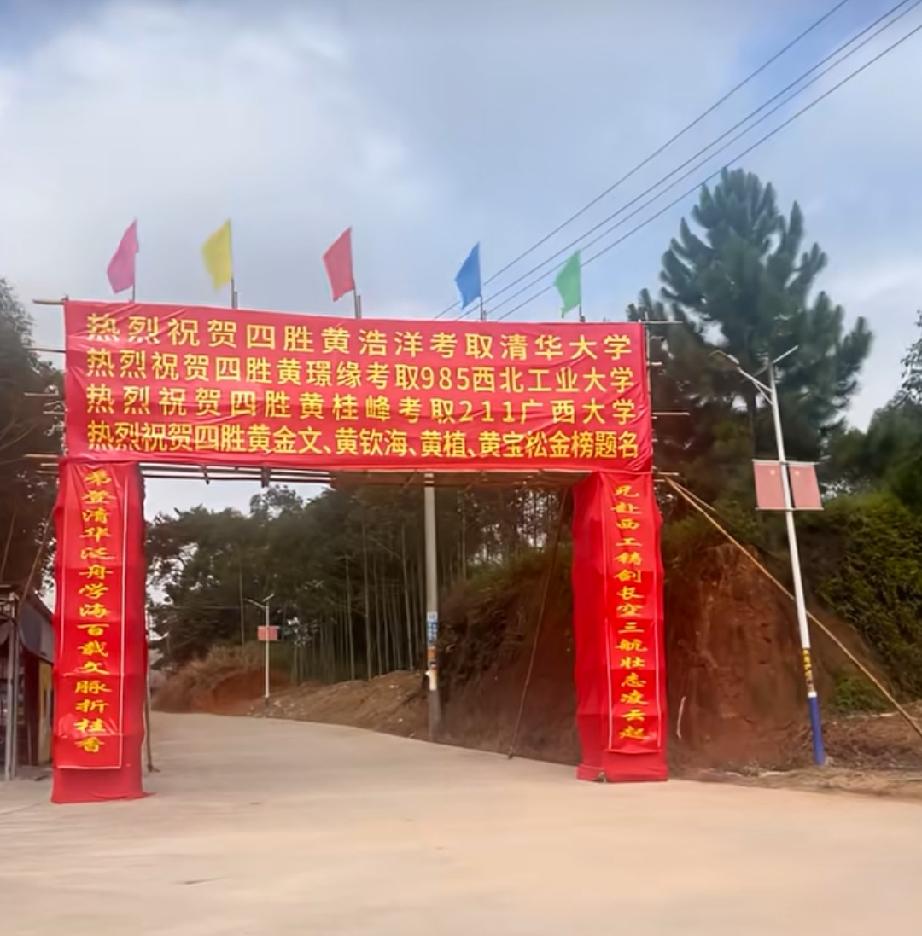 金榜题名，光耀乡梓！
热烈祝贺我村学子圆梦清华大学！
十年寒窗终不负，少年远志踏