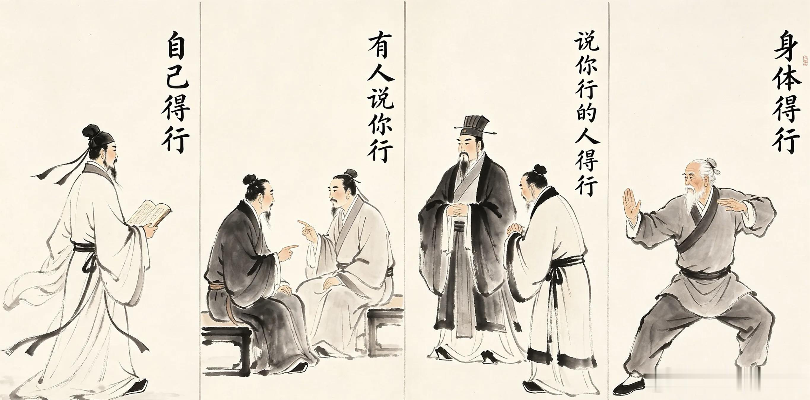 人生有四行：自己要行、有人说你行、说你行的人要行、身体要行。自己要行，这是根基。