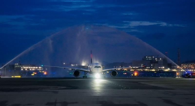 达美航空香港-洛杉矶每日直飞航线正式启航。达美DL89航班于6月6日晚11:05