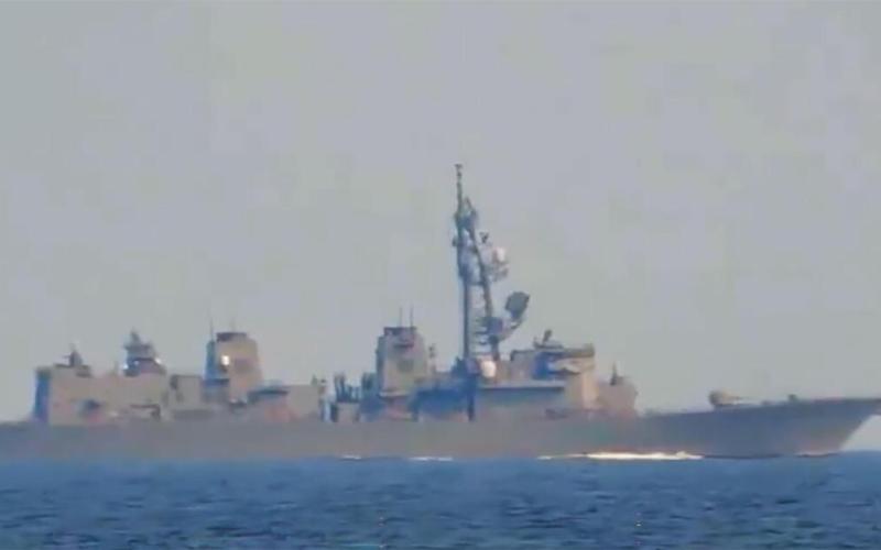 《马关条约》131周年日舰强闯台海，明目张胆挑衅，执意在中国人伤口上撒盐 ？
