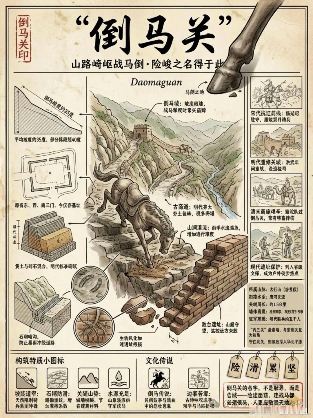 万里长城十三关，一关一史一千年。 