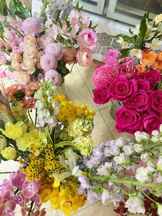 熊抱大花束💐💫