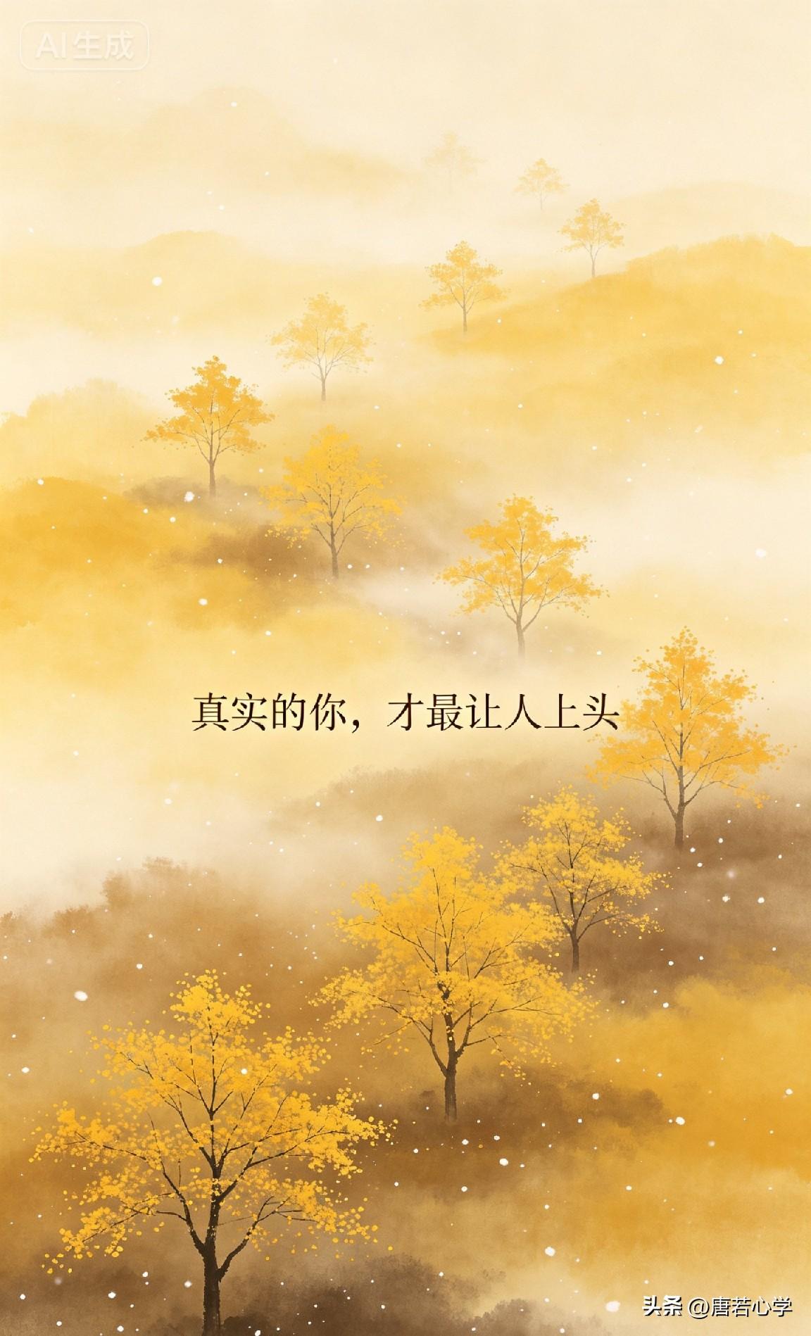 真实的你，才最让人上头
《菜根谭》有言：“醲肥辛甘非真味，真味只是淡。”
意思是