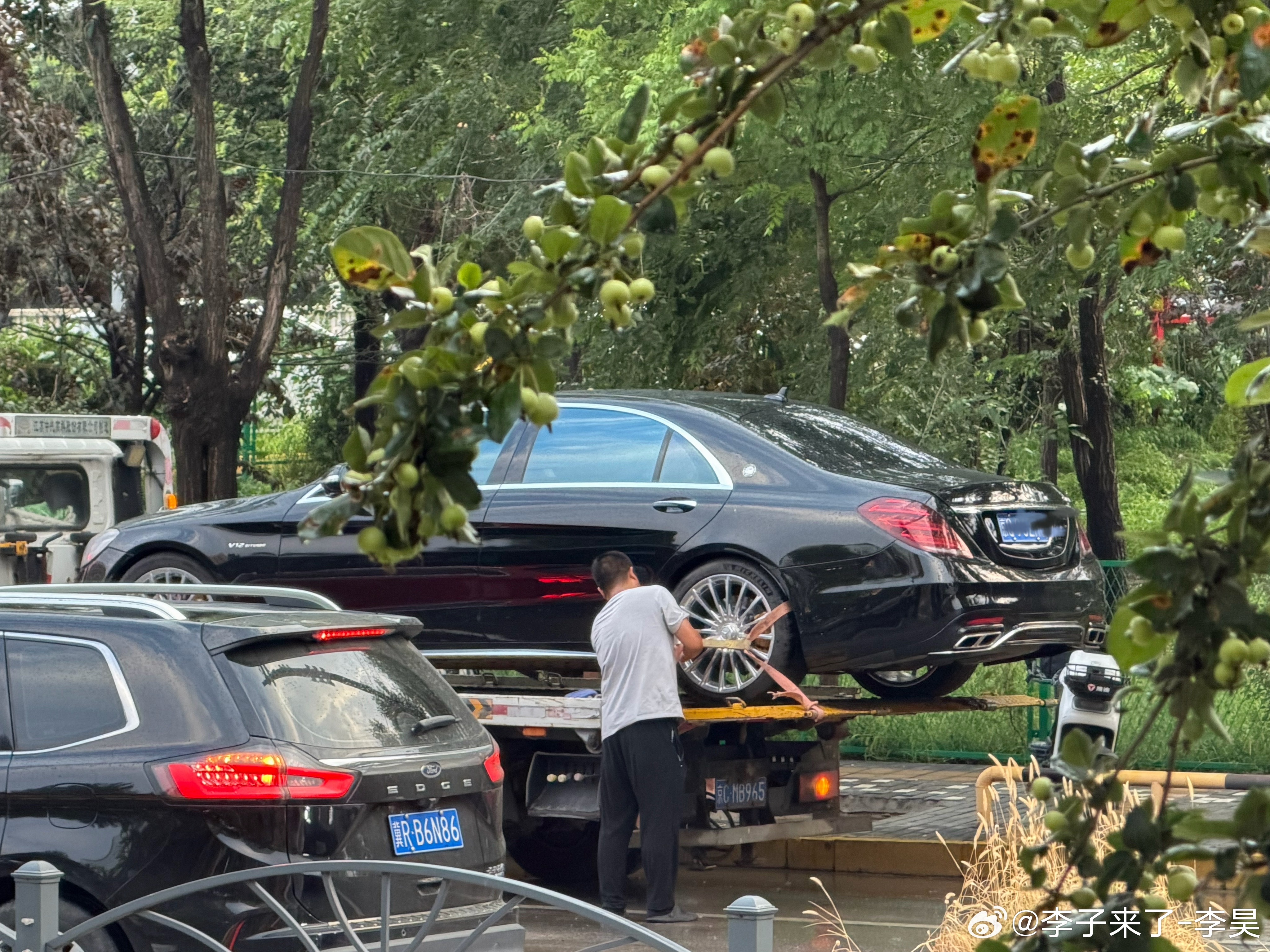S65被水泡熄火了看着心疼死我了！！！大v聊车三公李