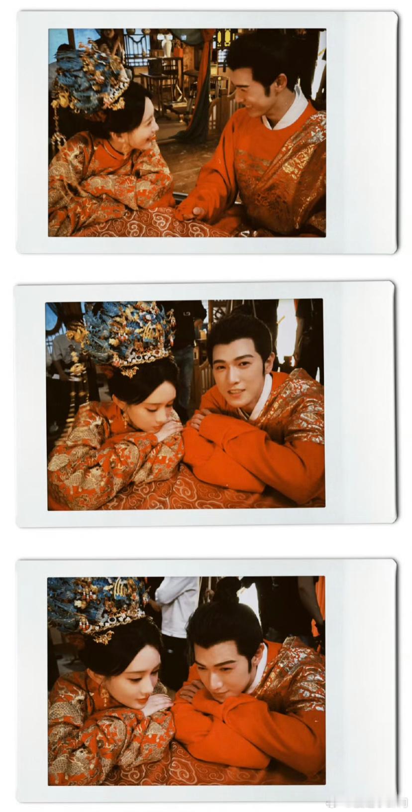 孟子义李昀锐第二次婚服拍立得 啊啊啊啊我们昀牵孟绕的第二次婚服拍立得！！！！很期