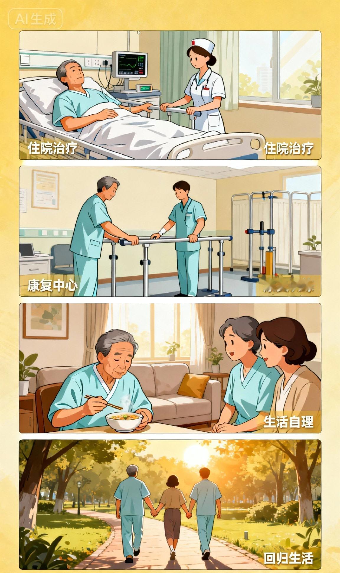 脑溢血治疗，ICU看护
精神科住院观察，
眼睛睁开，会盯着人，眼睛转动

前两天