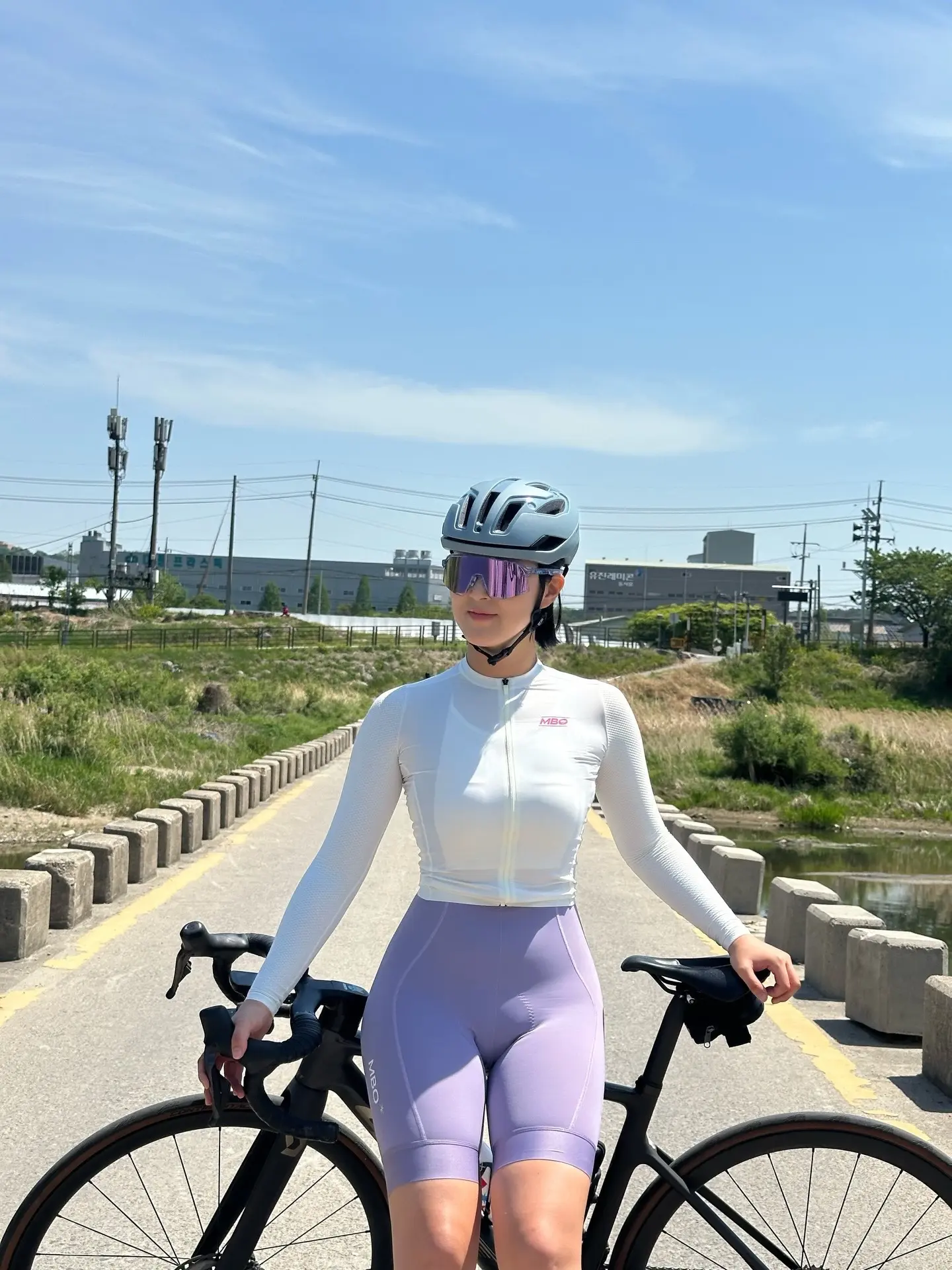 骑行服女生 户外骑行ootd 骑行女骑 骑行vlog