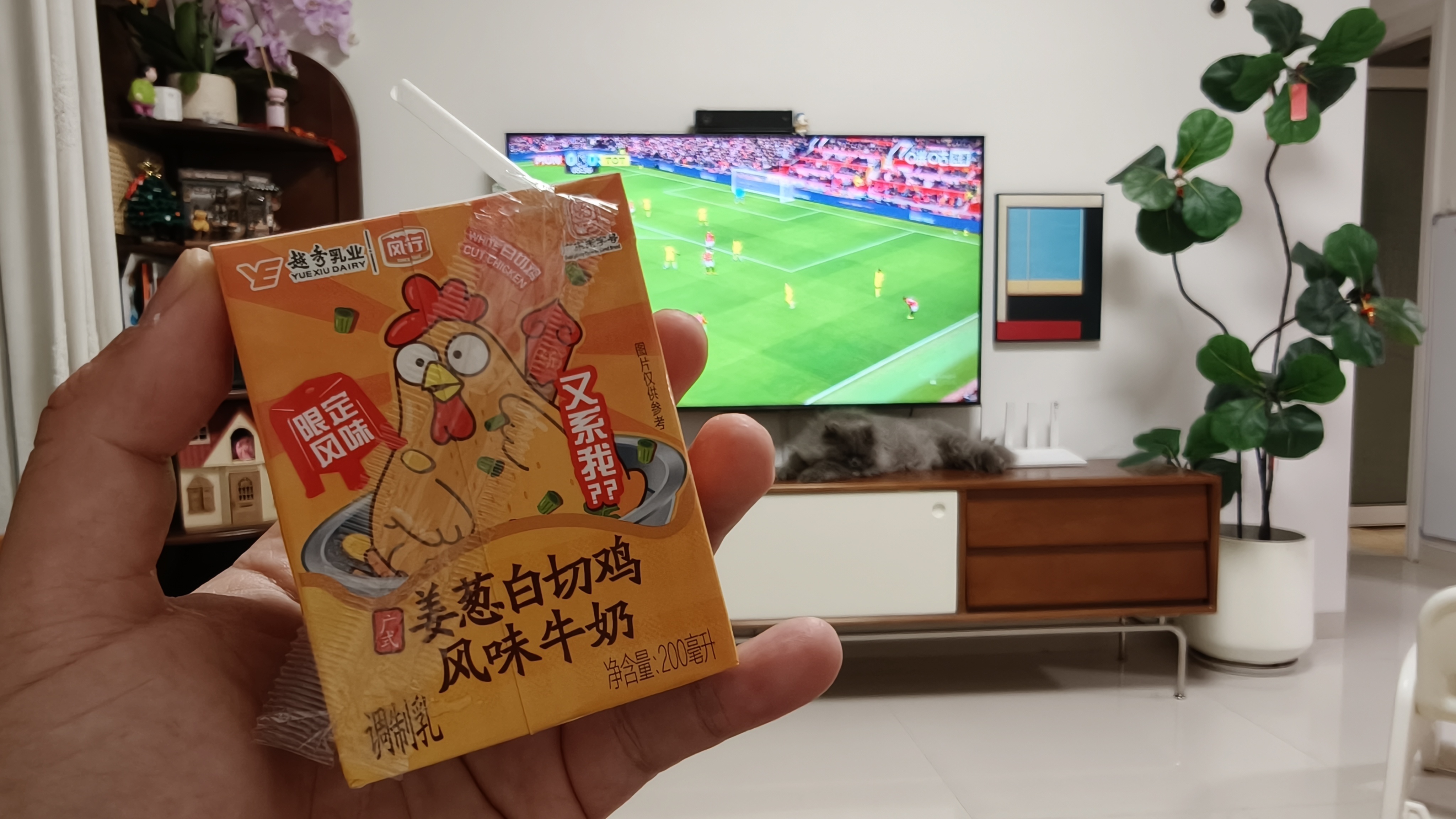 怎么回事？我竟然觉得这个奶很好喝强烈推荐大家试一下这个白切鸡味牛奶奇怪的来，还挺