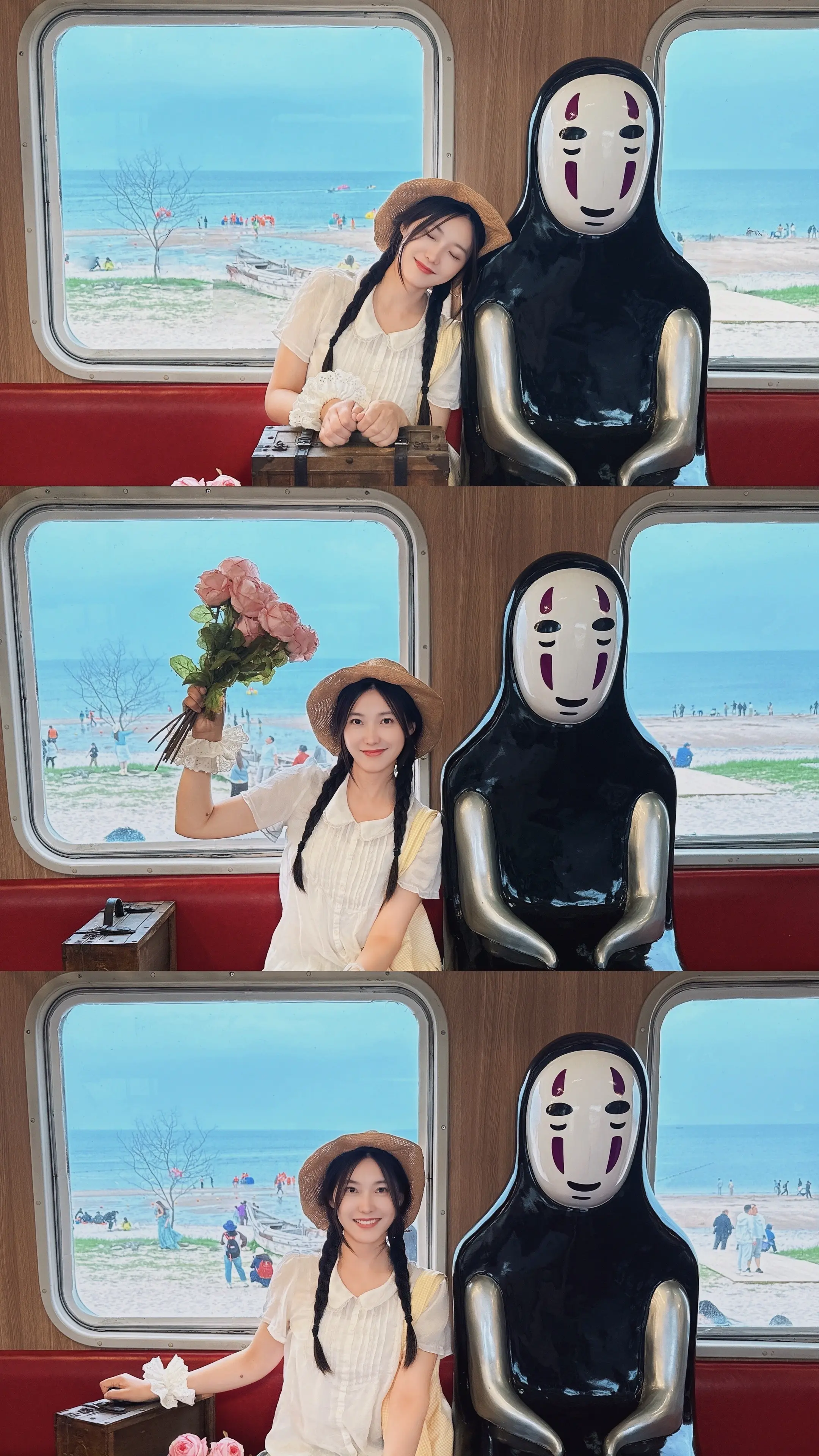 📍威海 Lost Train.《千与千寻》同款海边列车 和无脸男一起...