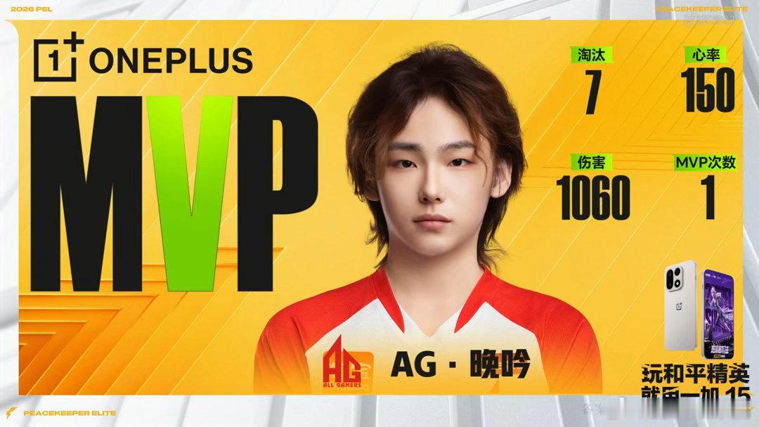 AG晚吟首次入选最佳阵容PEL第五周最佳阵容经过第五周周决赛比拼，晚吟凭过硬实力
