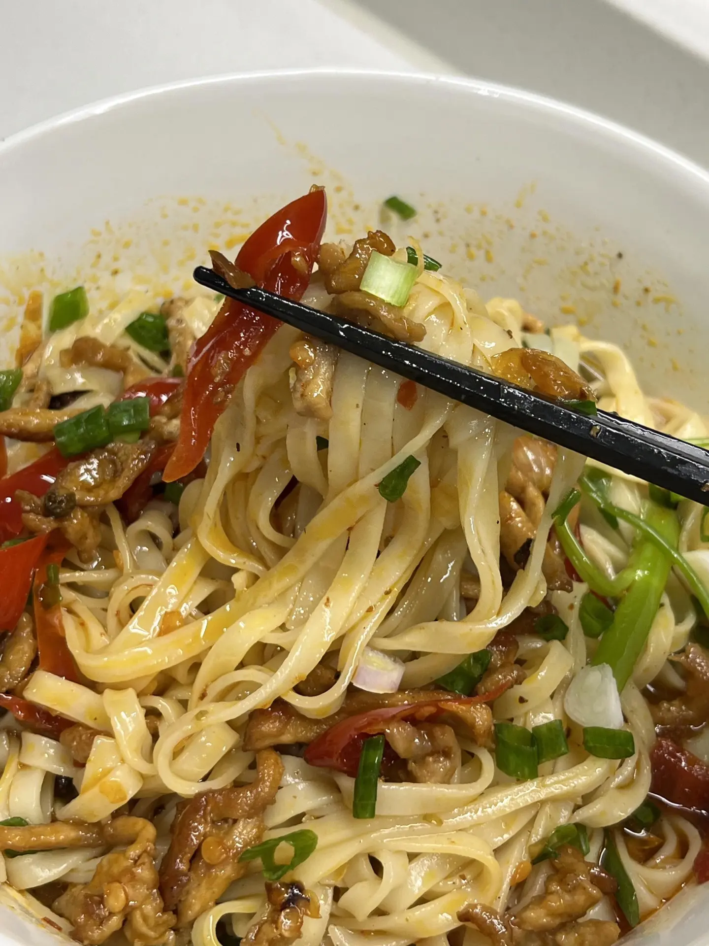 巨巨巨好吃的泡椒肉丝面。超好吃的现炒浇头面二 超级入味！而且简单快手 ...