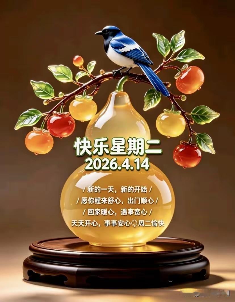 快乐星期二，新的一天，新的开始！🌟🍎🐦