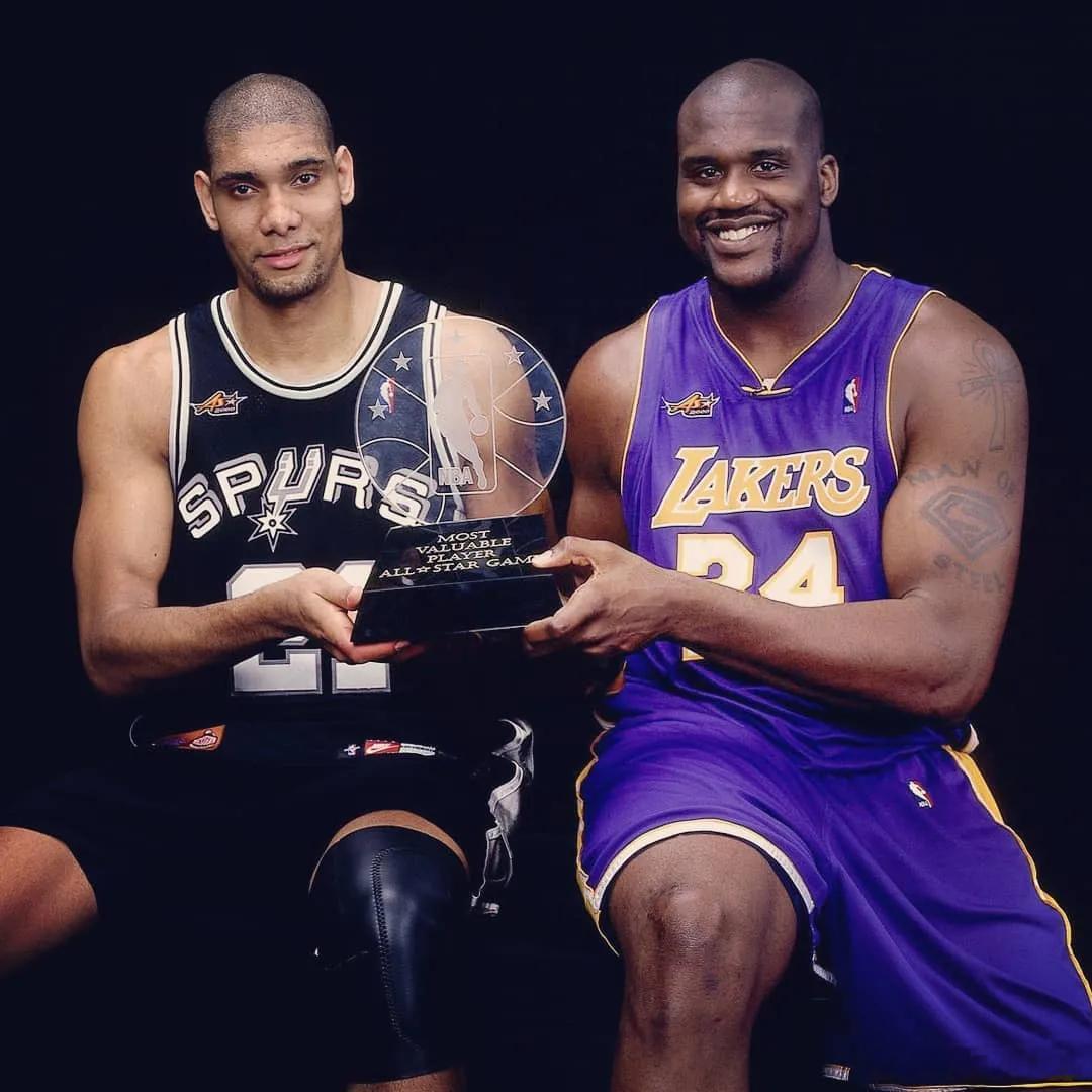 分享一个有趣的问题！过去30年NBA最伟大的两个内线！奥尼尔vs邓肯，谁的生涯更