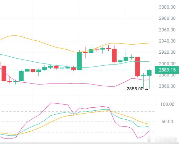 11.25晚间姨太昨天告诉大家关键支撑在2770的位置，今天保持这个一级支撑，日