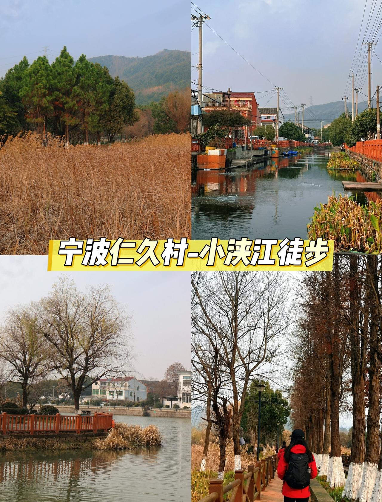 宁波五乡徒步🏞️把江南水乡走成日常
📍宁波 

全程包括村路，公园，湿地，不