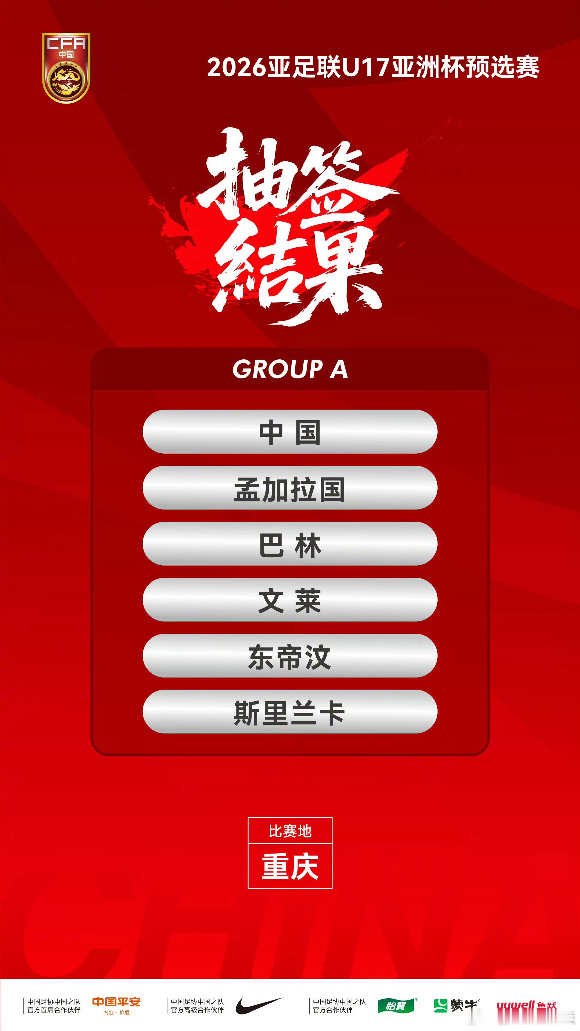 就巴林可以些微挑战下吧u17亚洲杯预选赛 ​​​