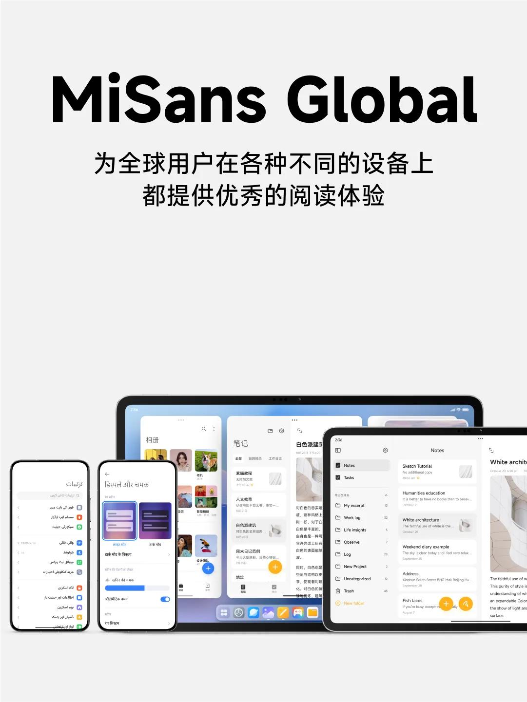 真正的公益项目啊
#小米澎湃OS# 系统字体 MiSans 全新升级
总计878