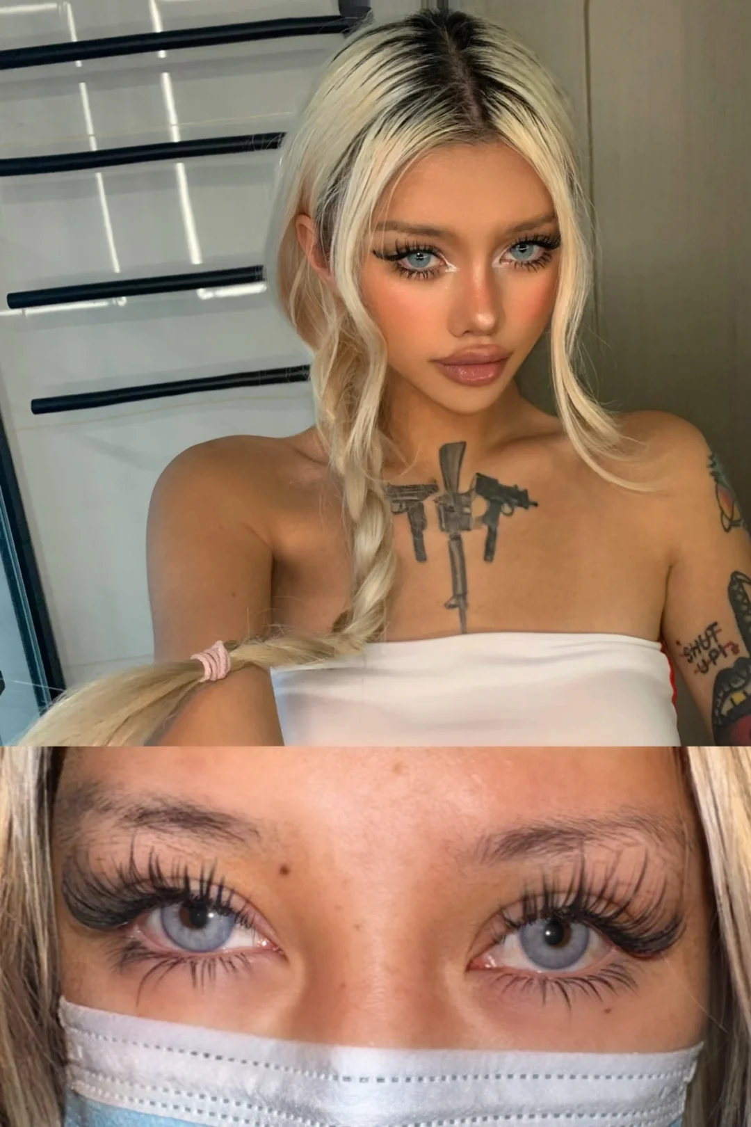 素颜也耐看——浓颜辣妹睫毛