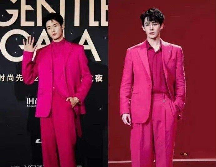 龚俊和邓为同样的衣服，怎么感觉邓为虽然脸赢了，但是身材比例输的有点惨 ​​​