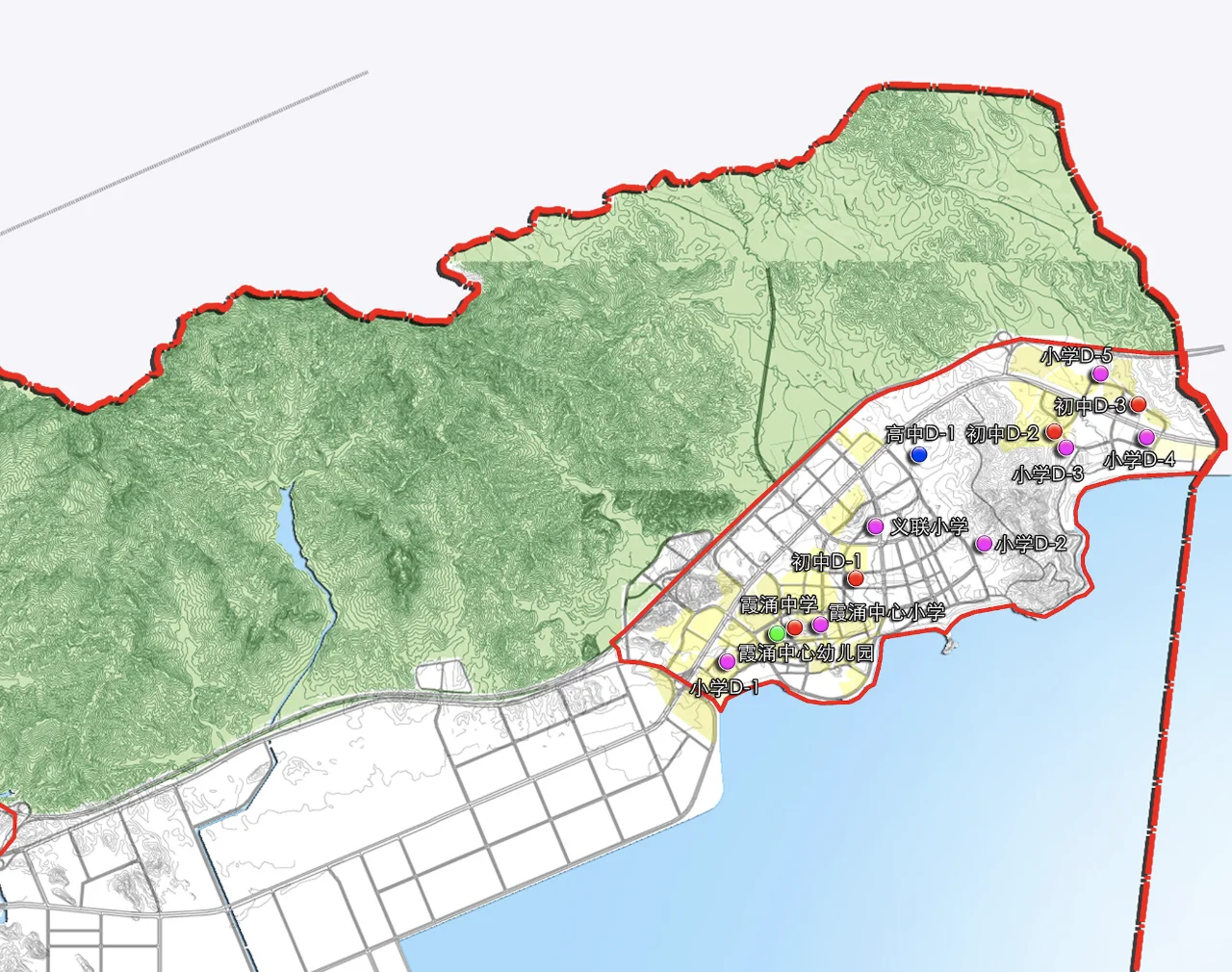 惠州大亚湾地区中小学布点专项规划