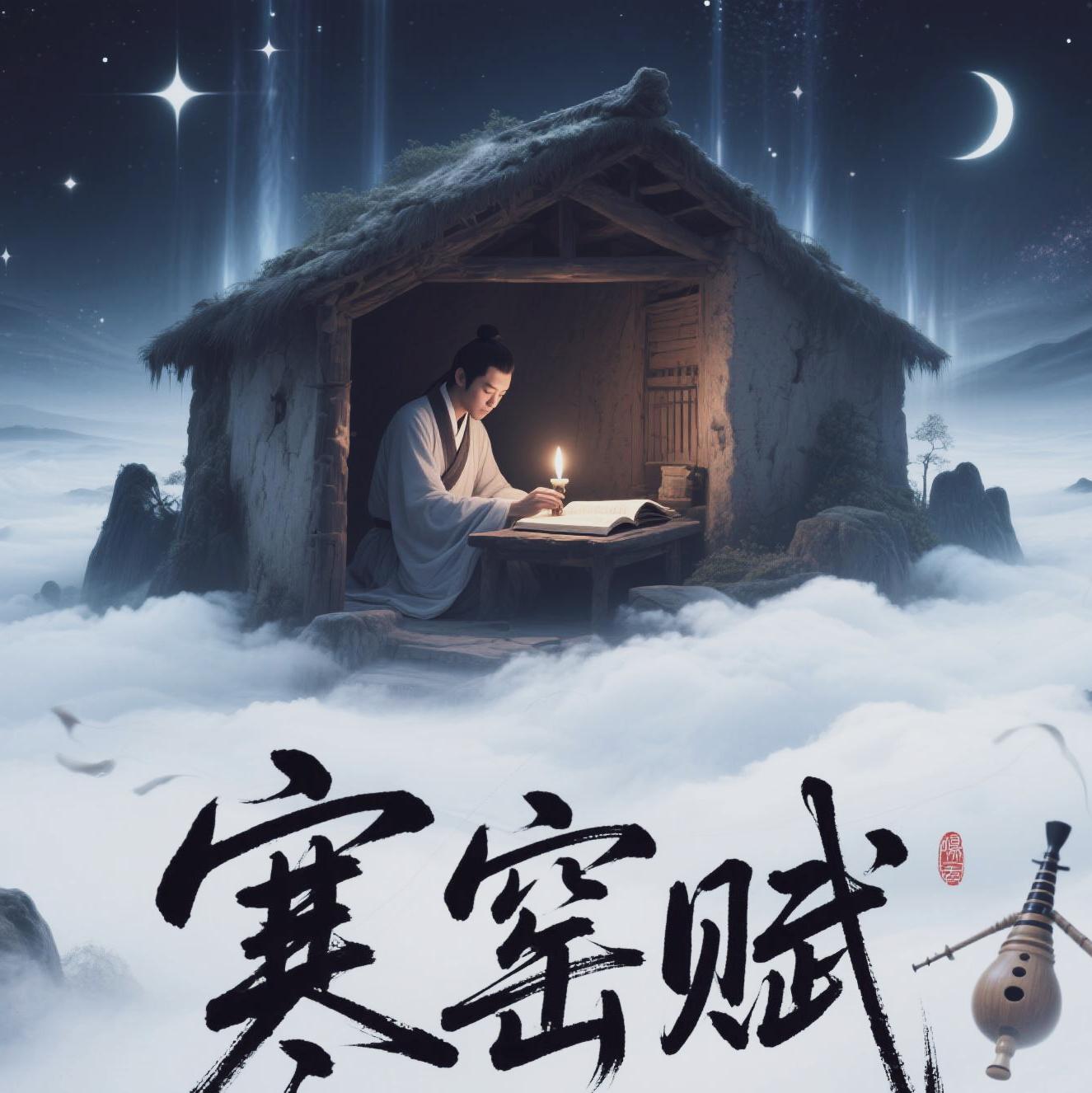 寒窑赋读后感。《寒窑赋》寒窑萧瑟·困守天命  黄土寒窑外，枯藤缠绕断壁...