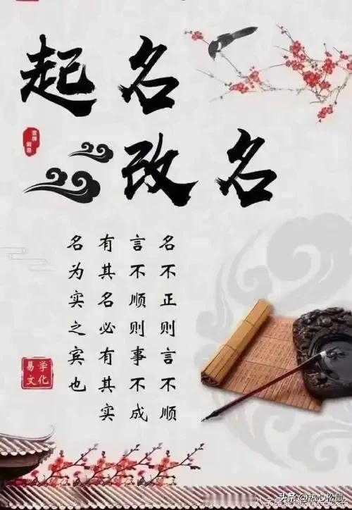 “起名改名，言不则事不成，名不正则言不顺”🌸🖲️