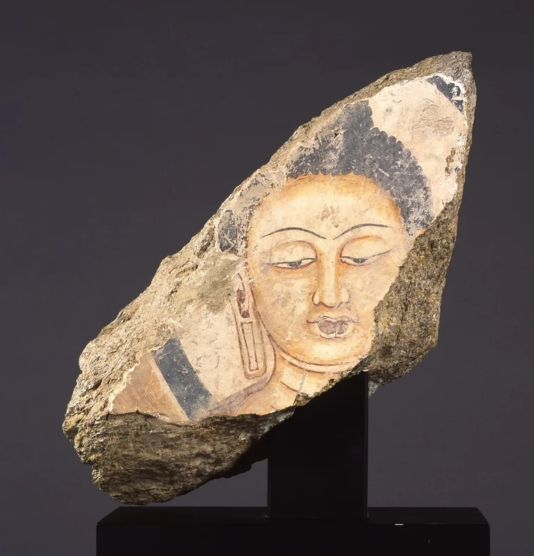 日本龙谷大学收藏的6-8世纪出自我国西域的佛壁画 ​​​