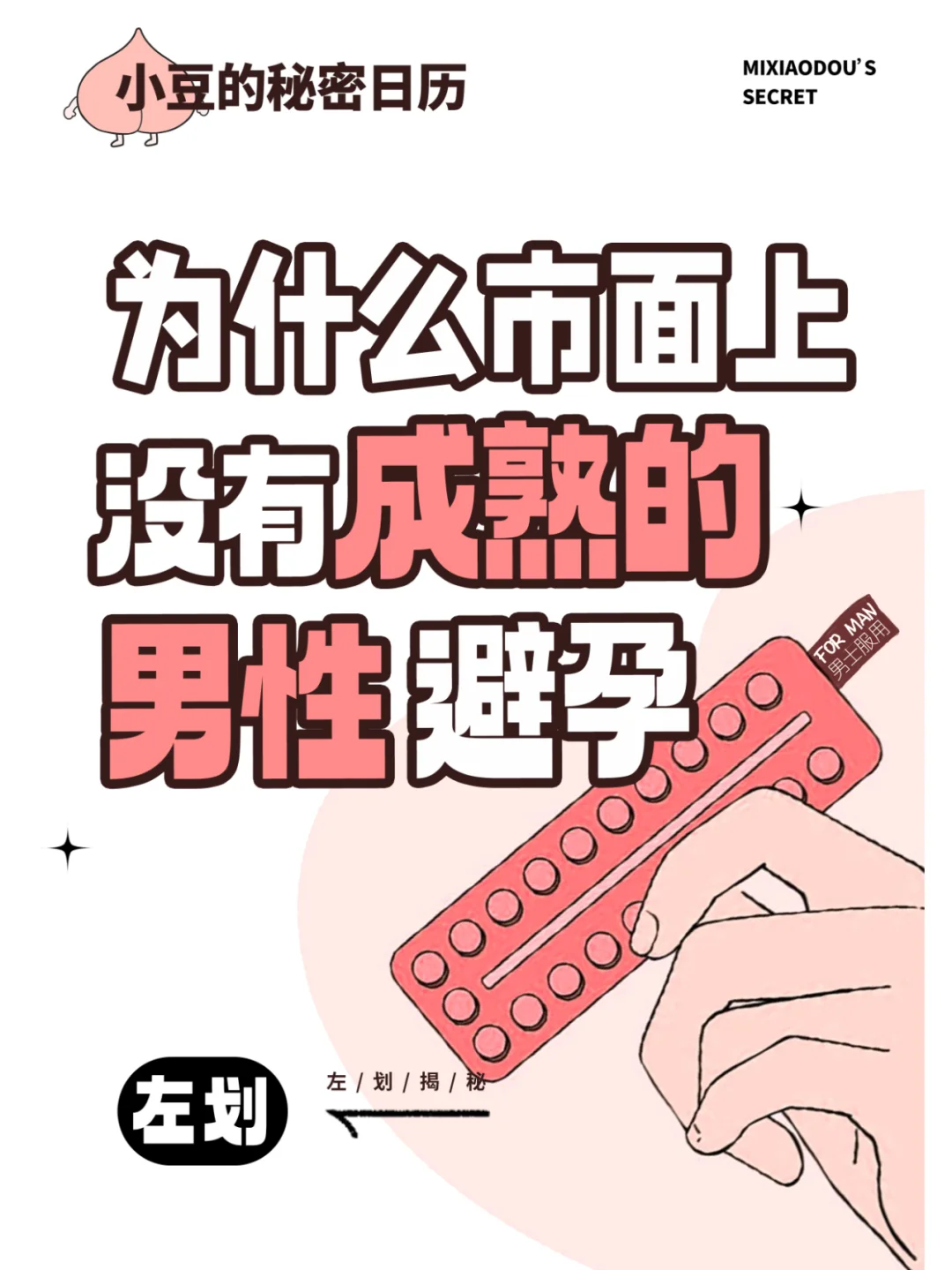 为什么市面上没有成熟的男用避孕Yao？